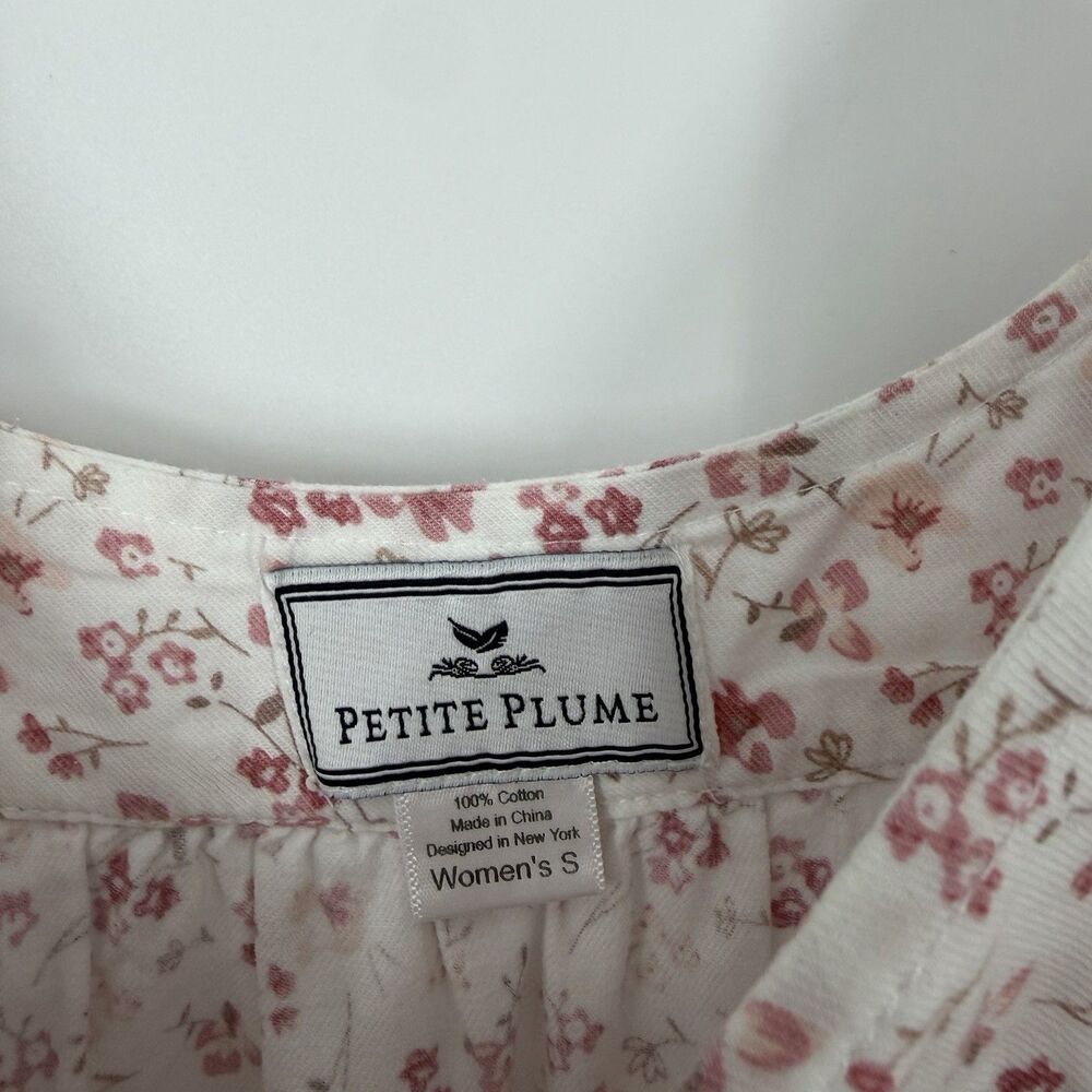 Petite Plume Chloe Nightgown Size Small Floral Print Sleep Dress Cottagecore - Picture 5 of 11